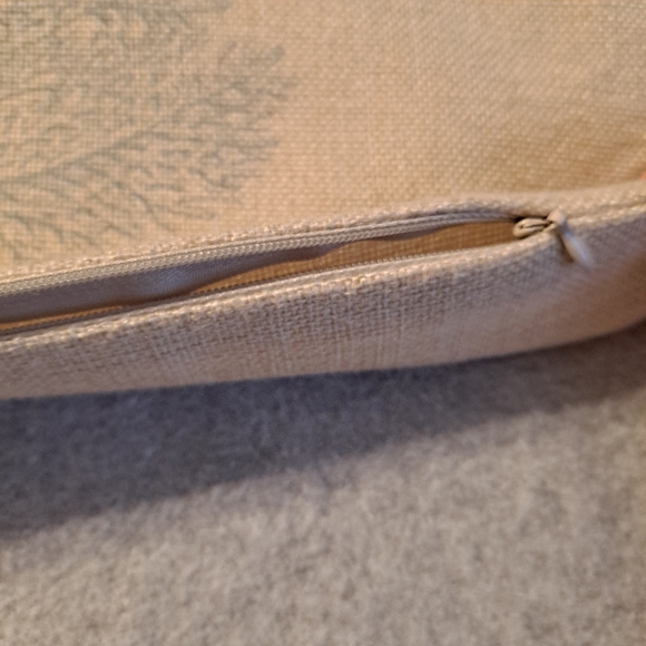 Onker Linen Cotton Square Coastal Beach Throw Pillow Cover 18" x 18" - Picture 6 of 8